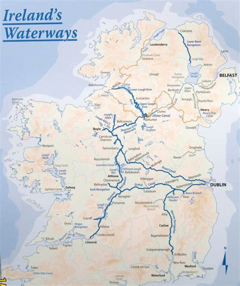 waterways ireland map